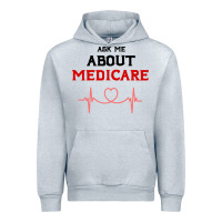 Heather Grey ask me about medicare Urban Hoodie - artisFamous