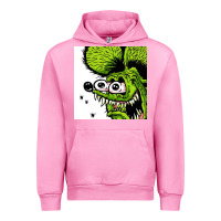 Fuchsia Pink rat fink Urban Hoodie - artisFamous