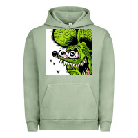 Pigment Oil Green rat fink Urban Hoodie - artisFamous