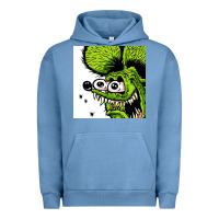 Pigment Pebble Blue rat fink Urban Hoodie - artisFamous