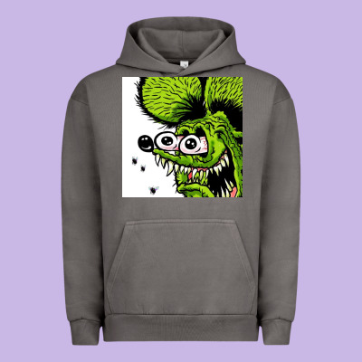 Rat Fink Urban Hoodie Designed By Artisfamous