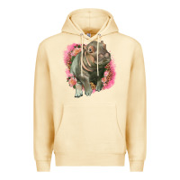 Pina Colada leopard baby hippo Premium Hoodie - LillyAllenDesigns