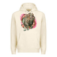Tofu leopard baby hippo Premium Hoodie - LillyAllenDesigns