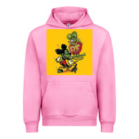 Fuchsia Pink rat fink 02 Urban Hoodie - artisFamous