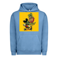 Pigment Pebble Blue rat fink 02 Urban Hoodie - artisFamous
