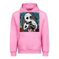 Fuchsia Pink the nightmare before christmas 2 Urban Hoodie - artisFamous