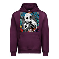Mauve Wine the nightmare before christmas 2 Urban Hoodie - artisFamous