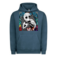 Pigment Midnight Navy the nightmare before christmas 2 Urban Hoodie - artisFamous