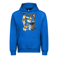 Cobalt cool cats and kittens Urban Hoodie - artisFamous
