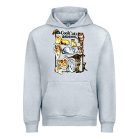 Heather Grey cool cats and kittens Urban Hoodie - artisFamous
