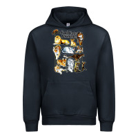 Navy cool cats and kittens Urban Hoodie - artisFamous