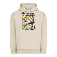 Pigment French Oak cool cats and kittens Urban Hoodie - artisFamous
