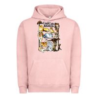 Pigment Salmon cool cats and kittens Urban Hoodie - artisFamous