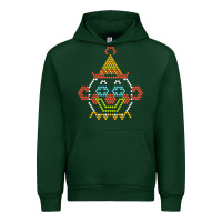 Forest Green lite brite Urban Hoodie - artisFamous