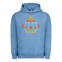 Pigment Pebble Blue lite brite Urban Hoodie - artisFamous