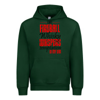 Forest Green fireball whisky whispers Urban Hoodie - artisFamous