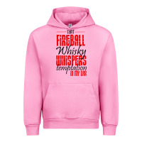 Fuchsia Pink fireball whisky whispers Urban Hoodie - artisFamous