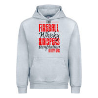 Heather Grey fireball whisky whispers Urban Hoodie - artisFamous