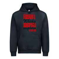 Navy fireball whisky whispers Urban Hoodie - artisFamous