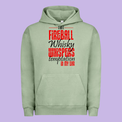 Fireball Whisky Whispers Urban Hoodie Designed By Artisfamous
