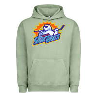 Pigment Oil Green solar bears Urban Hoodie - artisFamous