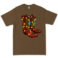 Cacao cowboy boots christmas Premium Tee - RanaPortraitStore