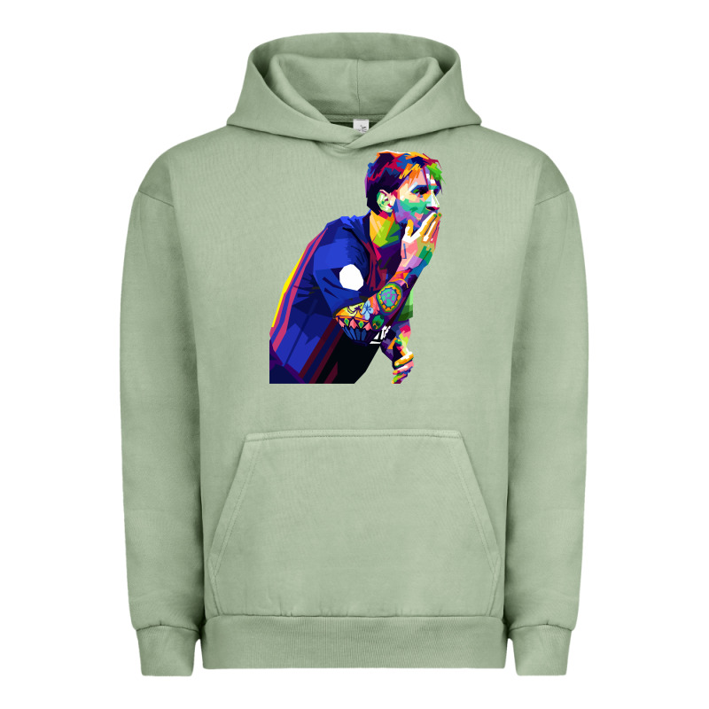 Lionel Messi Urban Hoodie by artisFamous | Teevron