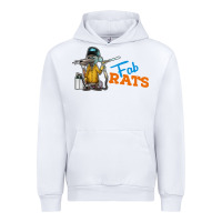 White fabrats Urban Hoodie - artisFamous