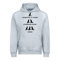 Heather Grey attempted murder cute Urban Hoodie - artisFamous