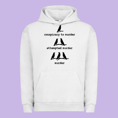 Attempted Murder Cute Urban Hoodie Designed By Artisfamous