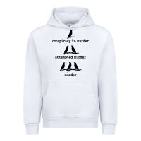 White attempted murder cute Urban Hoodie - artisFamous