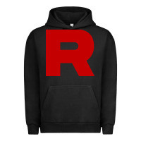 Pigment Black r is team rocket Urban Hoodie - artisFamous