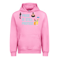 Fuchsia Pink pride is still protest Urban Hoodie - artisFamous