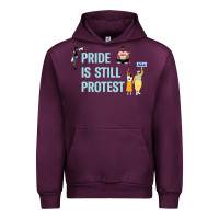 Mauve Wine pride is still protest Urban Hoodie - artisFamous
