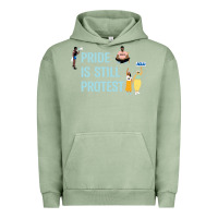 Pigment Oil Green pride is still protest Urban Hoodie - artisFamous