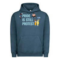 Pigment Midnight Navy pride is still protest Urban Hoodie - artisFamous