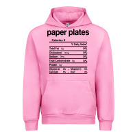 Fuchsia Pink paper plates nutrition facts funny thanksgiving christmas Urban Hoodie - artisFamous