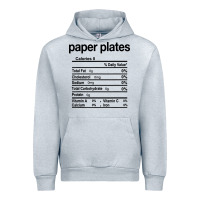 Heather Grey paper plates nutrition facts funny thanksgiving christmas Urban Hoodie - artisFamous