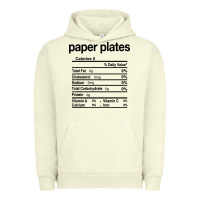 Pigment Pistachio paper plates nutrition facts funny thanksgiving christmas Urban Hoodie - artisFamous