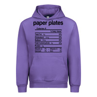 Paper Plates Nutrition Facts Funny Thanksgiving Christmas Urban Hoodie | Teevron