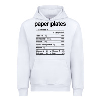White paper plates nutrition facts funny thanksgiving christmas Urban Hoodie - artisFamous