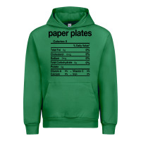 Emerald paper plates nutrition facts funny thanksgiving christmas Urban Hoodie - artisFamous