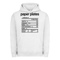 Pigment Lunar Rock paper plates nutrition facts funny thanksgiving christmas Urban Hoodie - artisFamous