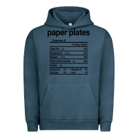 Pigment Midnight Navy paper plates nutrition facts funny thanksgiving christmas Urban Hoodie - artisFamous