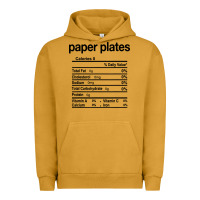 Pigment Peanut Butter paper plates nutrition facts funny thanksgiving christmas Urban Hoodie - artisFamous