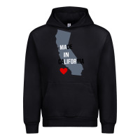 Black made in california Urban Hoodie - artisFamous
