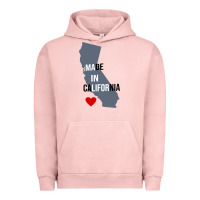 Pigment Salmon made in california Urban Hoodie - artisFamous