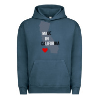 Pigment Midnight Navy made in california Urban Hoodie - artisFamous