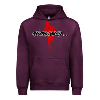 Mauve Wine box car racer Urban Hoodie - artisFamous