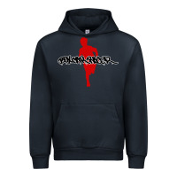 Navy box car racer Urban Hoodie - artisFamous